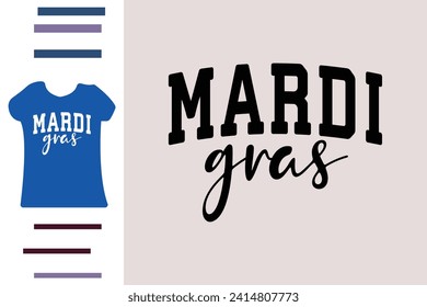 Mardi gras t shirt design