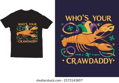 Mardi gras t shirt design vector