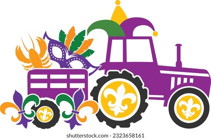 Mardi Gras Truck - Holiday Tractor