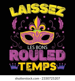 mardi gras tshart design vector