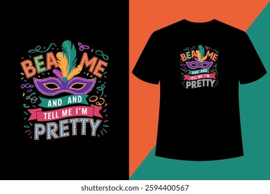 Mardi Gras T-shirt Design, T-shirt Design, Mardi Gras