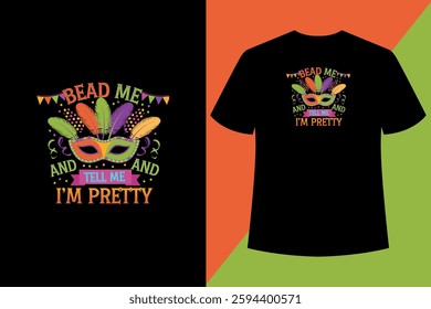 Mardi Gras T-shirt Design, T-shirt Design, Mardi Gras