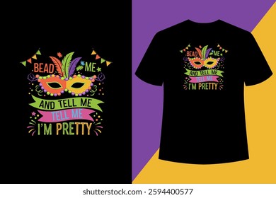 Mardi Gras T-shirt Design, T-shirt Design, Mardi Gras