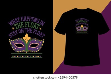 Mardi Gras T-shirt Design, T-shirt Design, Mardi Gras