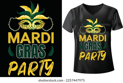 MARDI GRAS T-SHIRT DESIGN, MARDI GRAS PARTY