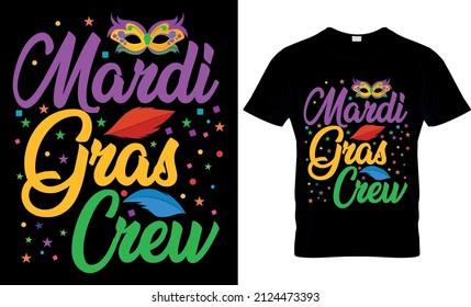 Mardi Gras T-shirt Design Template