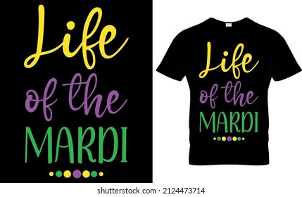 Mardi Gras T-shirt Design Template