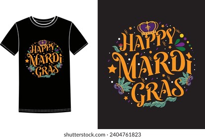 Mardi Gras T-shirt Design template or Vector Mardi Gras t shirt, Typography t-shirt design, Mardi Gras Y'all