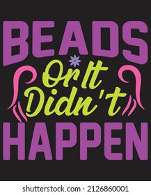 Mardi Gras T-shirt Design Vector