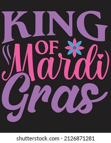 Mardi Gras T-shirt Design Vector