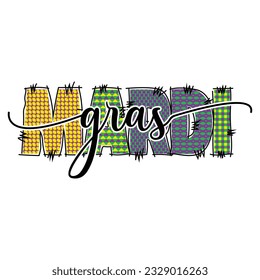 Mardi Gras - Diseño de camisetas Mardi Gras, Gráfico vectorial, vintage, tipografía, vector de camisetas