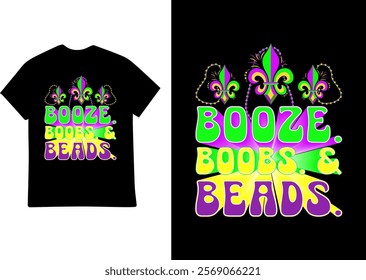 Mardi Gras T-shirt Design VECTOR