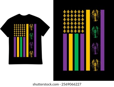 Mardi Gras T-shirt Design VECTOR