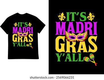 Mardi Gras T-shirt Design VECTOR