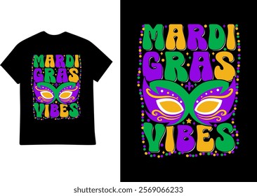 Mardi Gras T-shirt Design VECTOR