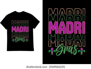 Mardi Gras T-shirt Design VECTOR