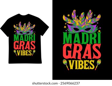 Mardi Gras T-shirt Design VECTOR