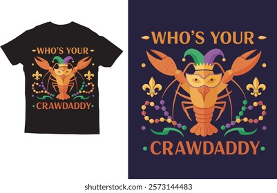 Mardi gras tshirt design vector