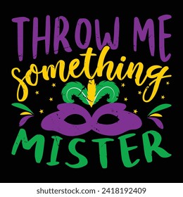 Mardi Gras T-Shirt Print Template