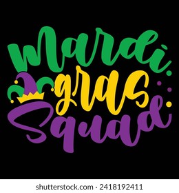 Mardi Gras T-Shirt Print Template