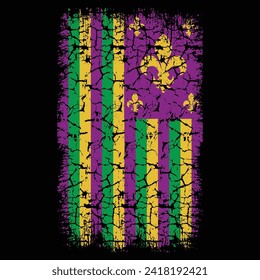 Mardi Gras T-Shirt Print Template