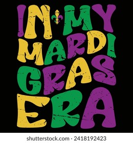 Mardi Gras T-Shirt Print Template