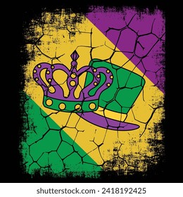 Mardi Gras T-Shirt Print Template