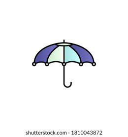 Mardi-Gras, Farbverlauf-Vektorsymbol