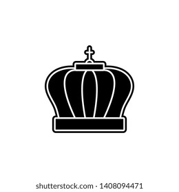 Mardi gras,crown icon. Simple glyph, flat vector of Mardi Gras icons for UI and UX, website or mobile application