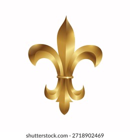 Mardigras element with gold color