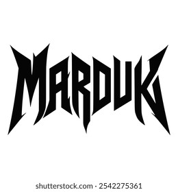 marduk black metal fashion t shirt sticker music vector illustration template design