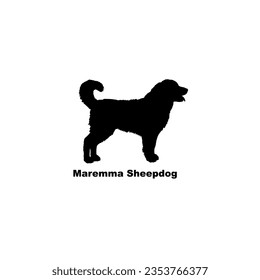 Maremma Sheepdog dog silhouette dog breeds Animal Pet