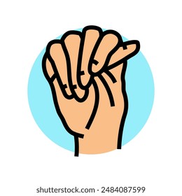 marfan syndrome disease color icon vector. marfan syndrome disease sign. isolated symbol illustration