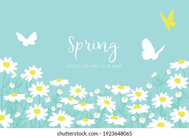 Margaret background material with the image of spring
