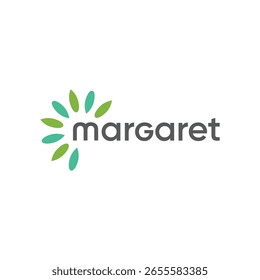 Margaret Flower Logo Icon Vector