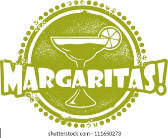 Margarita Cocktail Bar Stamp