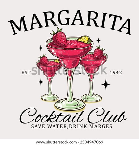 Margarita Cocktail Club Shirt, Margarita Cocktail Lover Shirt, Cocktail Lover Shirt, Margarita Shirt, Drinking Night. Party poster design. Drinks, Cocktails, Typography. Vintage pencil sketch.