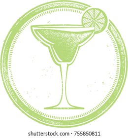 Margarita Cocktail Stamp