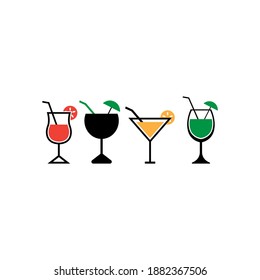 Margarita icon design template vector isolated illustration
