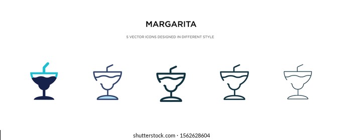 margarita icon in different style vector illustration. two colored and black margarita vector icons designed in filled, outline, line and stroke style can be used for web, mobile, ui