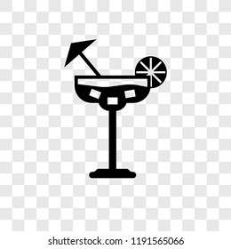 Margarita vector icon isolated on transparent background, Margarita transparency logo concept