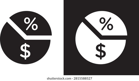 Margin icon linear graphics set..
