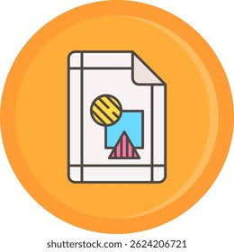 Margin Line vector Icon Design