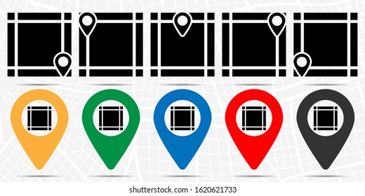 margin, text icon. Simple glyph vector of text editor set icons for UI and UX, website or mobile application on white background