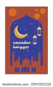 Marhaban ya ramadan kareem Art and Illustration