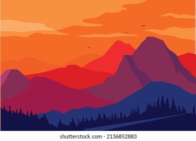 Marhaban Ya Ramadhan Landscape vector design
