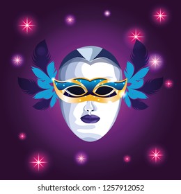 Mari gras mask