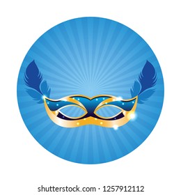 Mari gras mask
