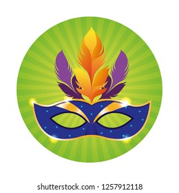 Mari gras mask