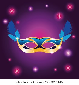 Mari gras mask